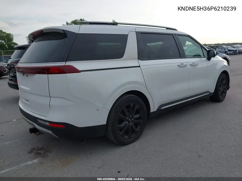 2023 Kia Carnival Mpv Sx Prestige VIN: KNDNE5H36P6210239 Lot: 45258984