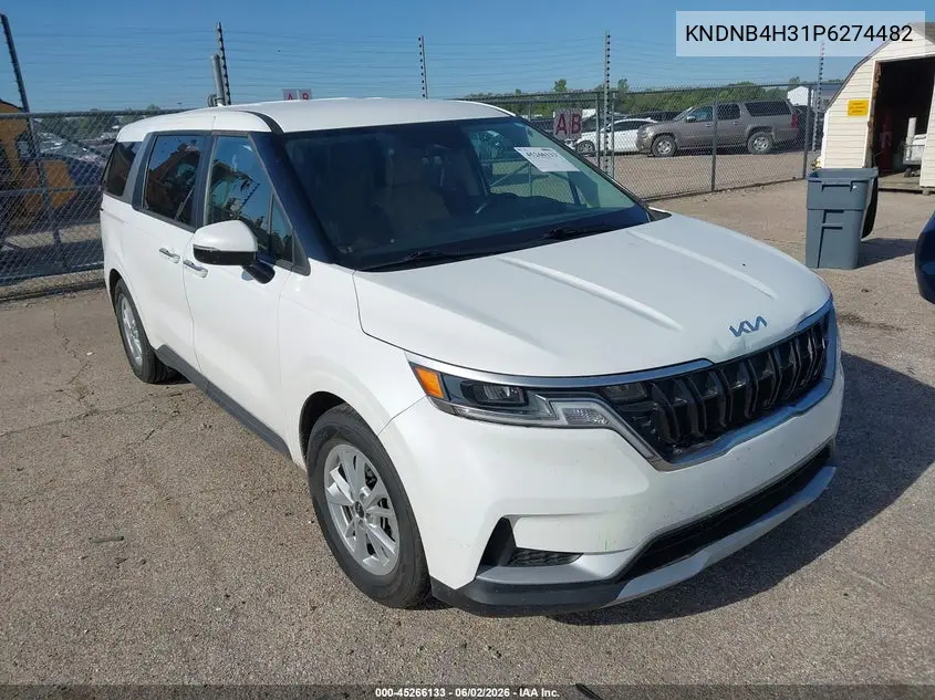 2023 Kia Carnival Mpv Lx Seat Package VIN: KNDNB4H31P6274482 Lot: 45266133