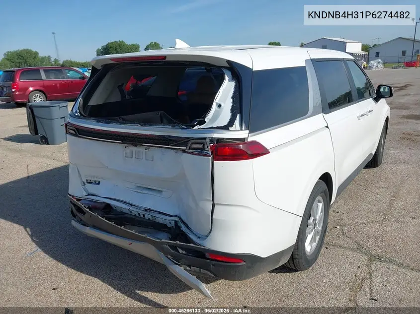 2023 Kia Carnival Mpv Lx Seat Package VIN: KNDNB4H31P6274482 Lot: 45266133