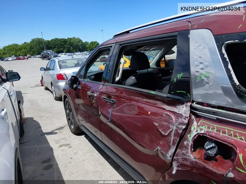 2023 Kia Carnival Mpv Sx Prestige VIN: KNDNE5H32P6204034 Lot: 45366392