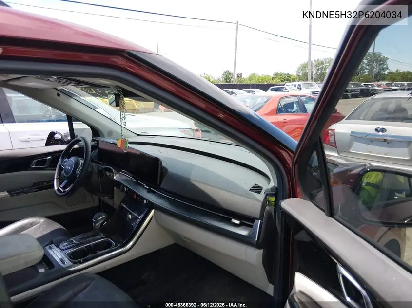 2023 Kia Carnival Mpv Sx Prestige VIN: KNDNE5H32P6204034 Lot: 45366392