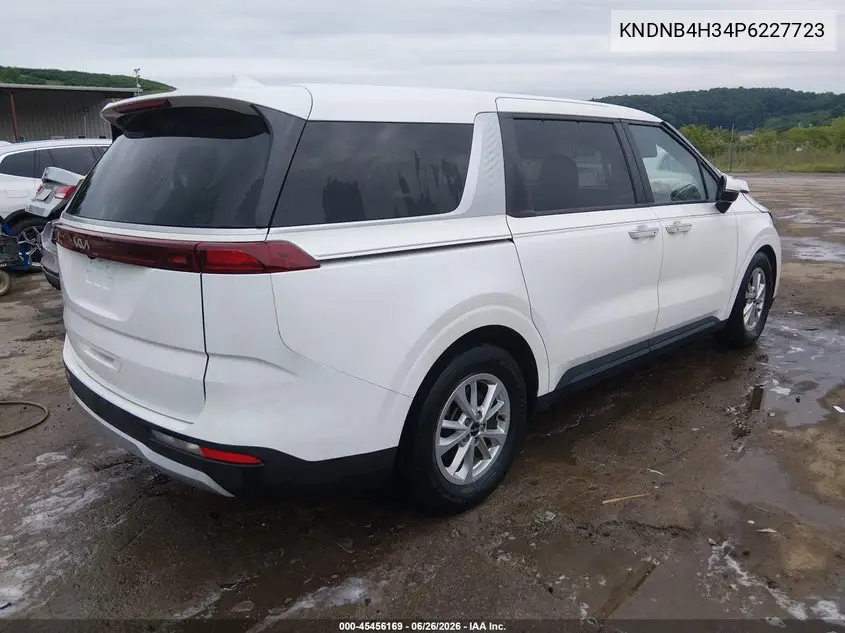 2023 Kia Carnival Mpv Lx Seat Package VIN: KNDNB4H34P6227723 Lot: 45456169