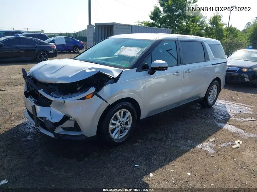 2023 Kia Carnival Mpv Lx Seat Package VIN: KNDNB4H3XP6250262 Lot: 45521522
