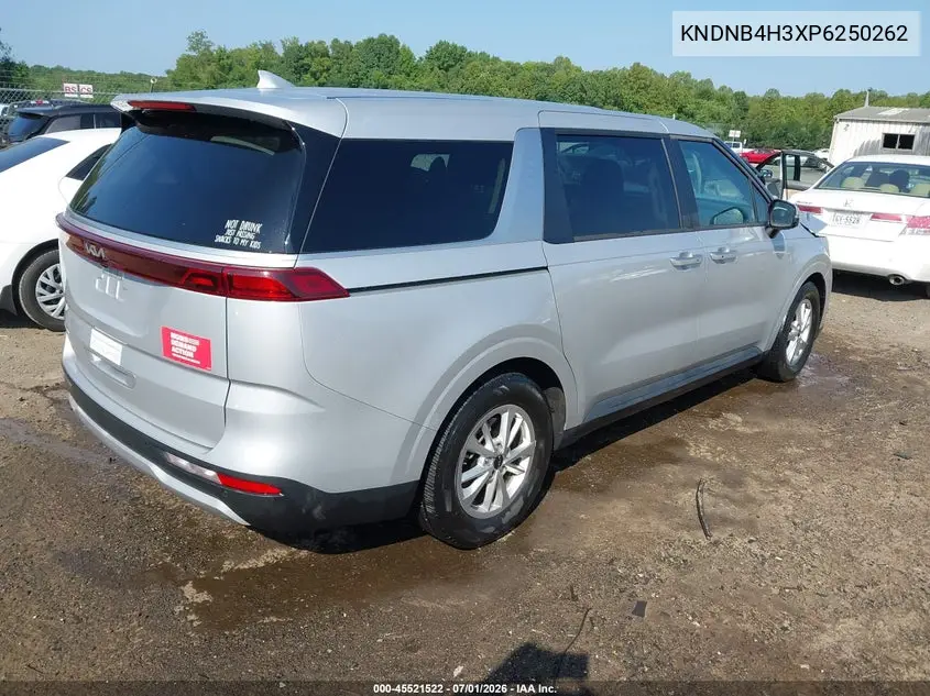 2023 Kia Carnival Mpv Lx Seat Package VIN: KNDNB4H3XP6250262 Lot: 45521522