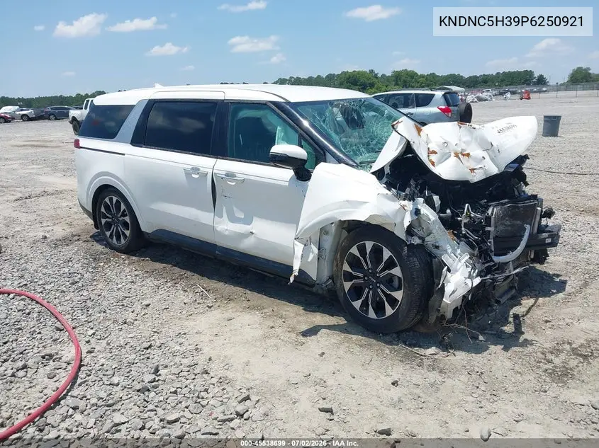 2023 Kia Carnival Mpv Ex VIN: KNDNC5H39P6250921 Lot: 45538699