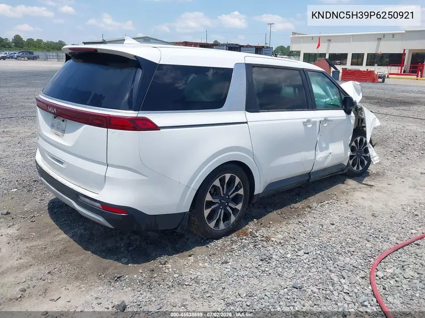 2023 Kia Carnival Mpv Ex VIN: KNDNC5H39P6250921 Lot: 45538699