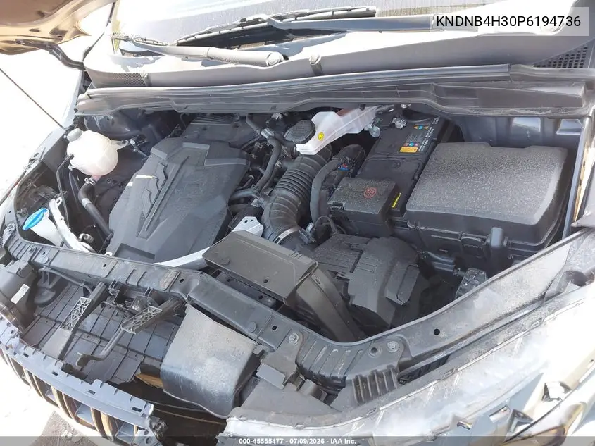 2023 Kia Carnival Mpv Lx Seat Package VIN: KNDNB4H30P6194736 Lot: 45555477