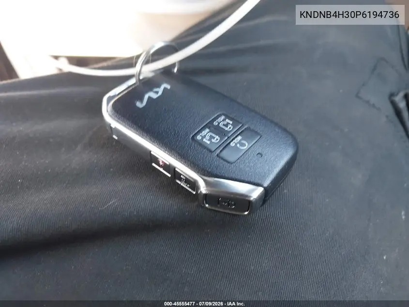 2023 Kia Carnival Mpv Lx Seat Package VIN: KNDNB4H30P6194736 Lot: 45555477
