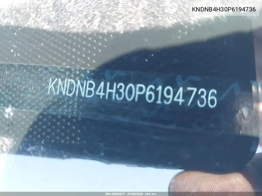 2023 Kia Carnival Mpv Lx Seat Package VIN: KNDNB4H30P6194736 Lot: 45555477
