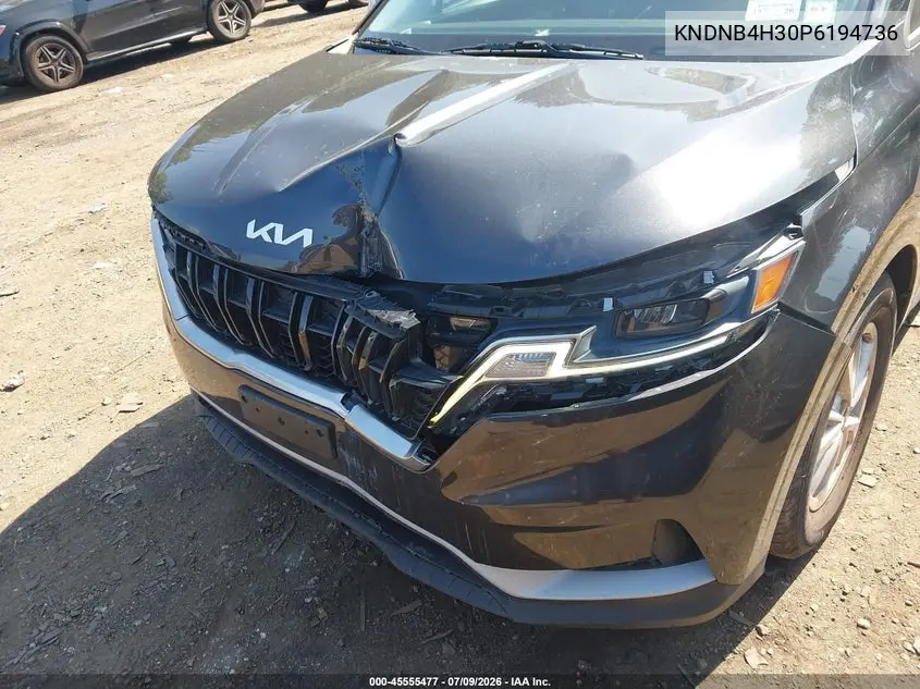 2023 Kia Carnival Mpv Lx Seat Package VIN: KNDNB4H30P6194736 Lot: 45555477