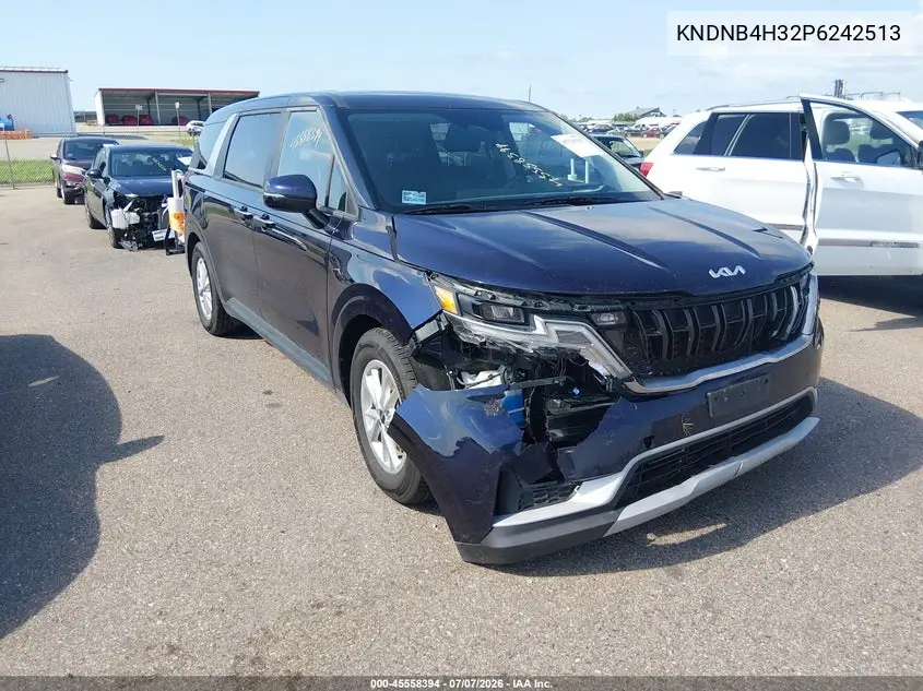 2023 Kia Carnival Mpv Lx Seat Package VIN: KNDNB4H32P6242513 Lot: 45558394