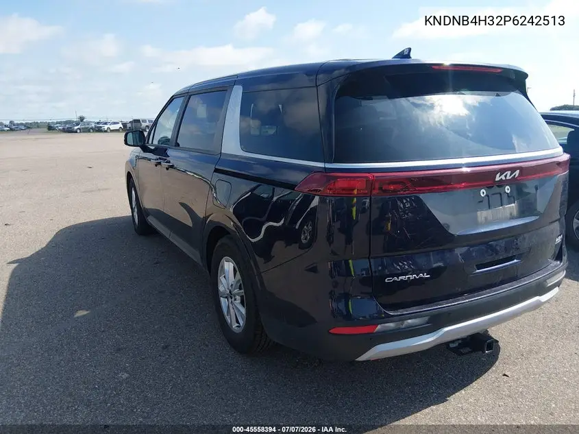 2023 Kia Carnival Mpv Lx Seat Package VIN: KNDNB4H32P6242513 Lot: 45558394