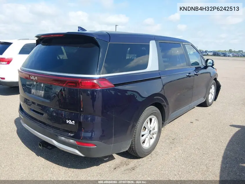 2023 Kia Carnival Mpv Lx Seat Package VIN: KNDNB4H32P6242513 Lot: 45558394