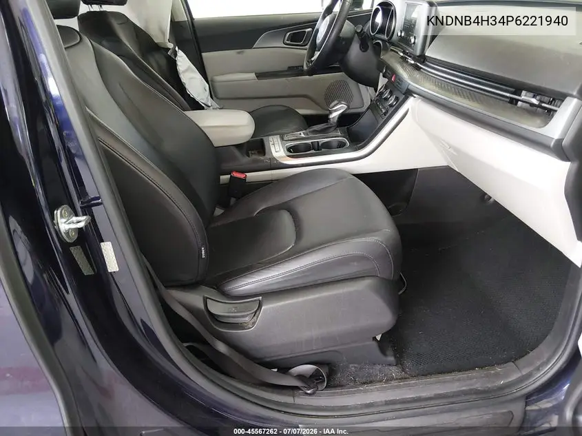2023 Kia Carnival Mpv Lx Seat Package VIN: KNDNB4H34P6221940 Lot: 45567262