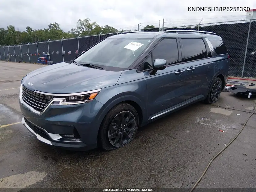 2023 Kia Carnival Mpv Sx Prestige VIN: KNDNE5H38P6258390 Lot: 45623985