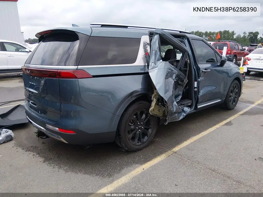 2023 Kia Carnival Mpv Sx Prestige VIN: KNDNE5H38P6258390 Lot: 45623985