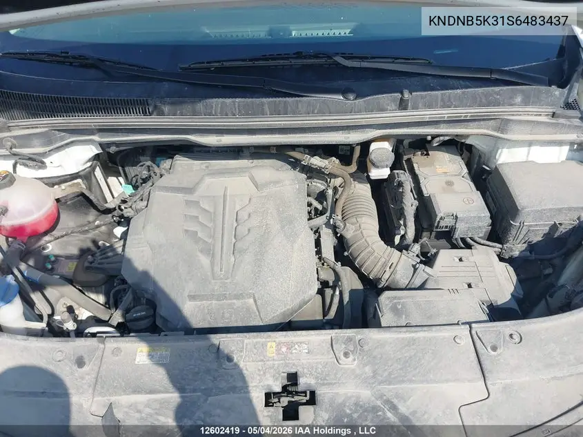 2024 Kia Carnival Lx VIN: KNDNB5K31S6483437 Lot: 12602419