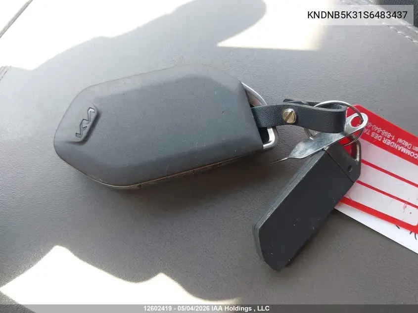 2024 Kia Carnival Lx VIN: KNDNB5K31S6483437 Lot: 12602419