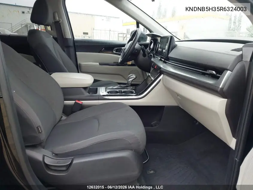 2024 Kia Carnival Lx VIN: KNDNB5H35R6324003 Lot: 12632015