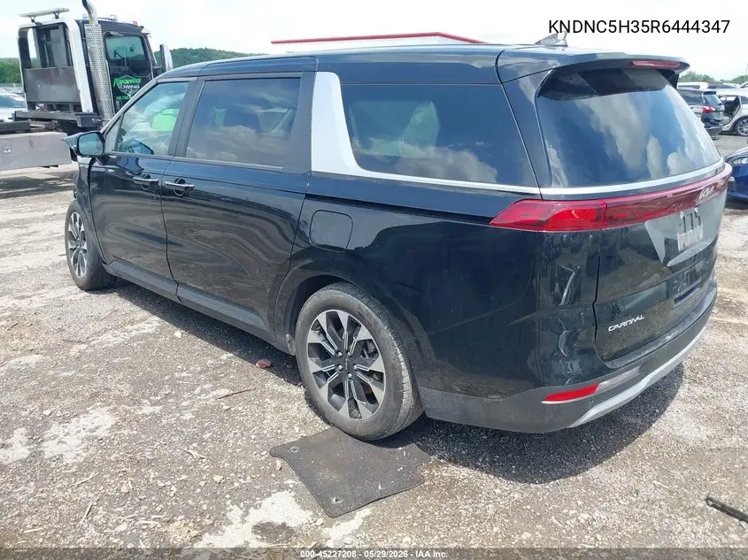 2024 Kia Carnival Mpv Ex VIN: KNDNC5H35R6444347 Lot: 45227208