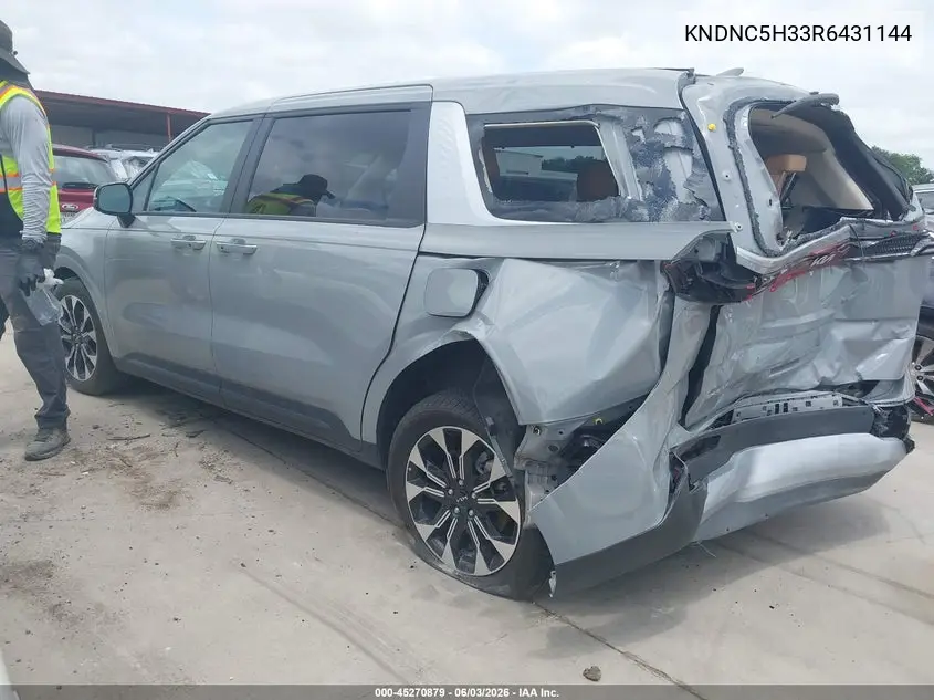 2024 Kia Carnival Mpv Ex VIN: KNDNC5H33R6431144 Lot: 45270879