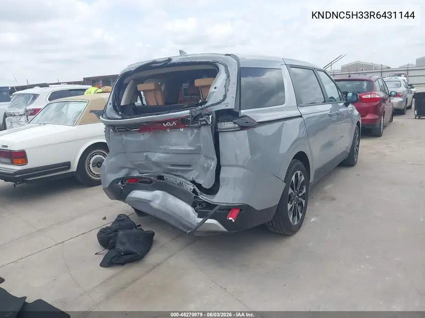 2024 Kia Carnival Mpv Ex VIN: KNDNC5H33R6431144 Lot: 45270879