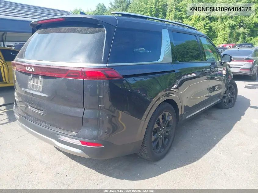 2024 Kia Carnival Mpv Sx Prestige VIN: KNDNE5H30R6404378 Lot: 45357515