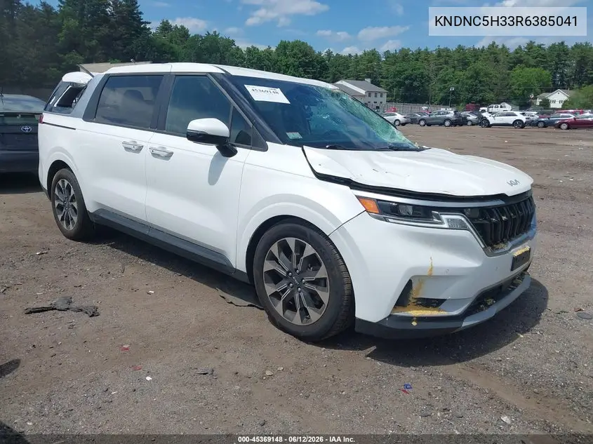 2024 Kia Carnival Mpv Ex VIN: KNDNC5H33R6385041 Lot: 45369148