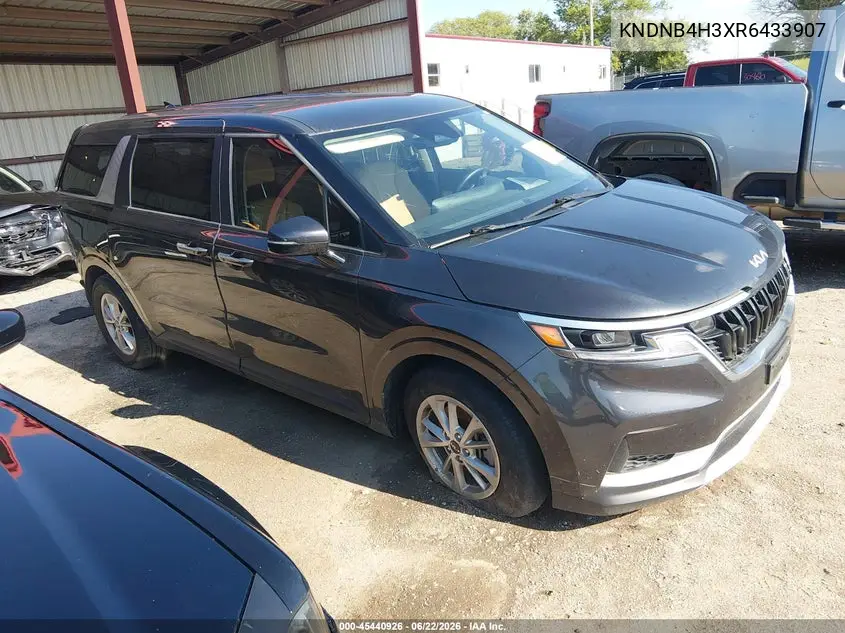2024 Kia Carnival Mpv Lx Seat Package VIN: KNDNB4H3XR6433907 Lot: 45440926