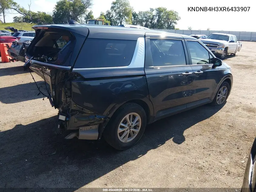 2024 Kia Carnival Mpv Lx Seat Package VIN: KNDNB4H3XR6433907 Lot: 45440926