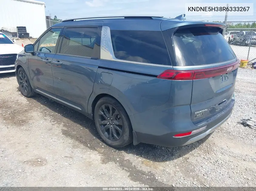 2024 Kia Carnival Mpv Sx Prestige VIN: KNDNE5H38R6333267 Lot: 45462023