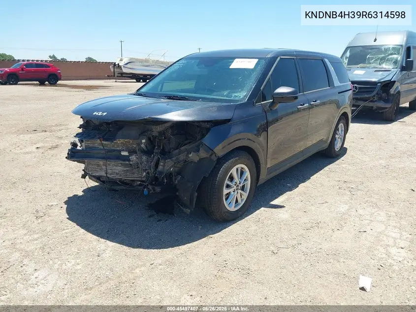 2024 Kia Carnival Mpv Lx Seat Package VIN: KNDNB4H39R6314598 Lot: 45497407