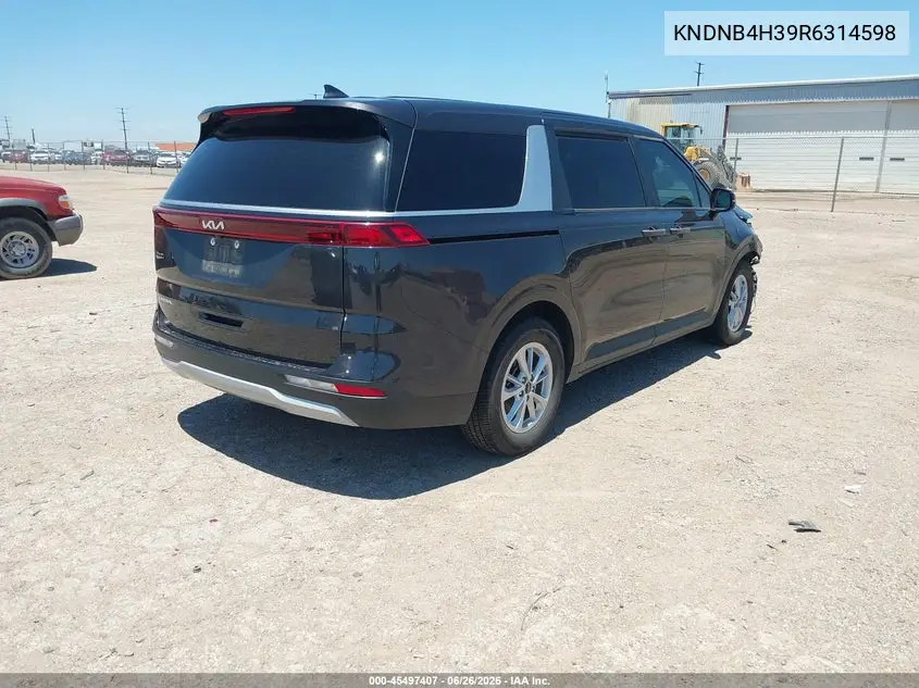 2024 Kia Carnival Mpv Lx Seat Package VIN: KNDNB4H39R6314598 Lot: 45497407