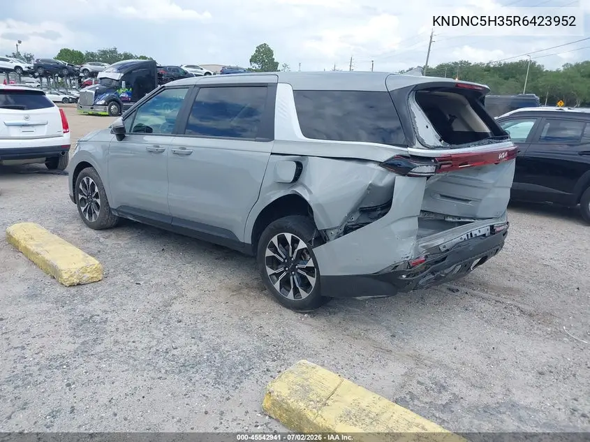 2024 Kia Carnival Mpv Ex VIN: KNDNC5H35R6423952 Lot: 45542941