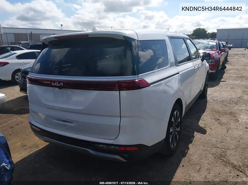 2024 Kia Carnival Mpv Ex VIN: KNDNC5H34R6444842 Lot: 45561517