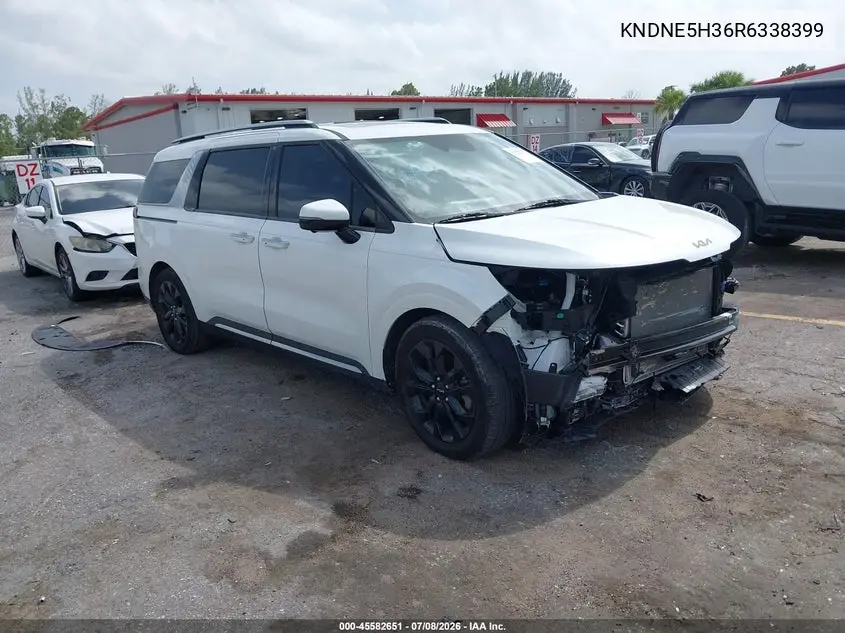 2024 Kia Carnival Mpv Sx Prestige VIN: KNDNE5H36R6338399 Lot: 45582651
