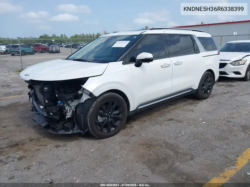 2024 Kia Carnival Mpv Sx Prestige VIN: KNDNE5H36R6338399 Lot: 45582651