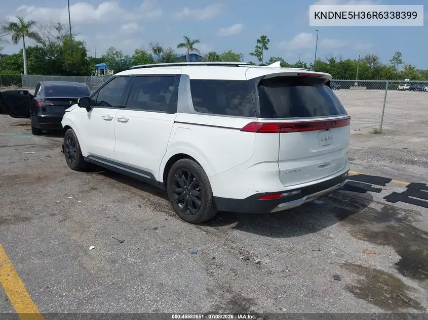 2024 Kia Carnival Mpv Sx Prestige VIN: KNDNE5H36R6338399 Lot: 45582651