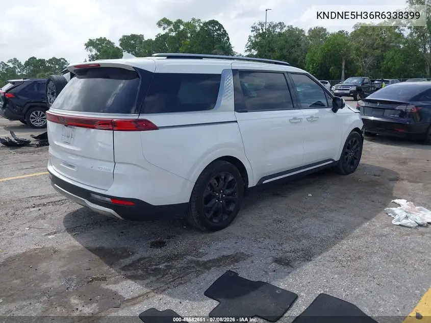 2024 Kia Carnival Mpv Sx Prestige VIN: KNDNE5H36R6338399 Lot: 45582651