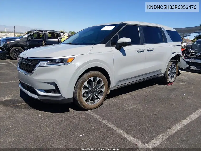 2024 Kia Carnival Mpv Ex VIN: KNDNC5H33R6356476 Lot: 45585822