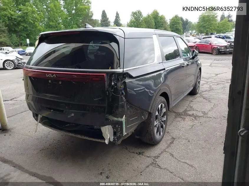 2024 Kia Carnival Mpv Ex VIN: KNDNC5H36R6352793 Lot: 45630739