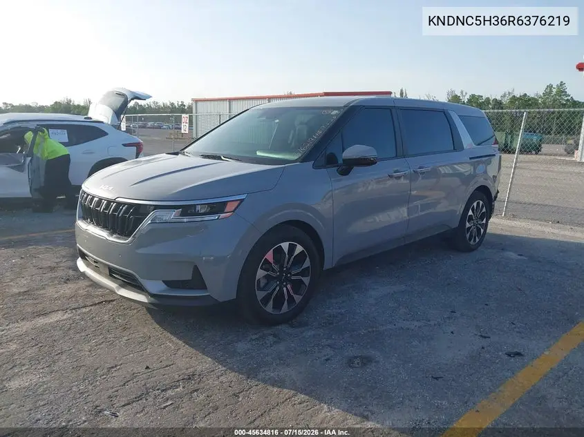 2024 Kia Carnival Mpv Ex VIN: KNDNC5H36R6376219 Lot: 45634816