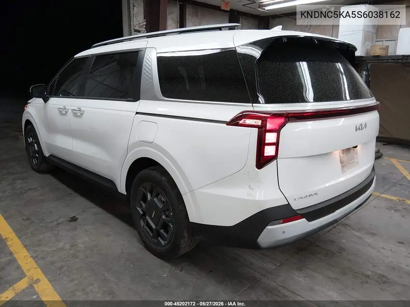 2025 Kia Carnival Mpv Hybrid Ex VIN: KNDNC5KA5S6038162 Lot: 45202172