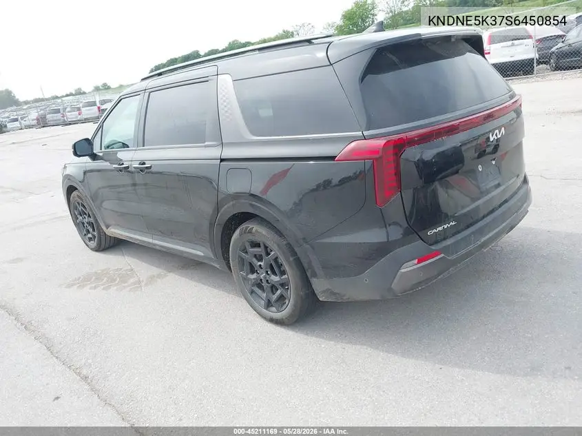 2025 Kia Carnival Mpv Sx Prestige VIN: KNDNE5K37S6450854 Lot: 45211169