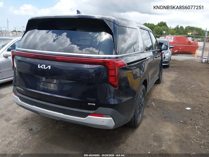 2025 Kia Carnival Mpv Hybrid Lxs VIN: KNDNB5KA8S6077251 Lot: 45245068