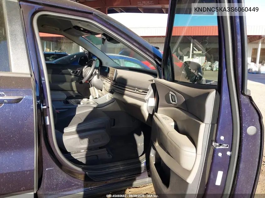 2025 Kia Carnival Mpv Hybrid Ex VIN: KNDNC5KA3S6060449 Lot: 45460682