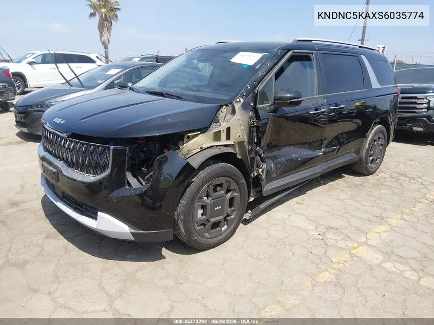 2025 Kia Carnival Mpv Hybrid Ex VIN: KNDNC5KAXS6035774 Lot: 45473292