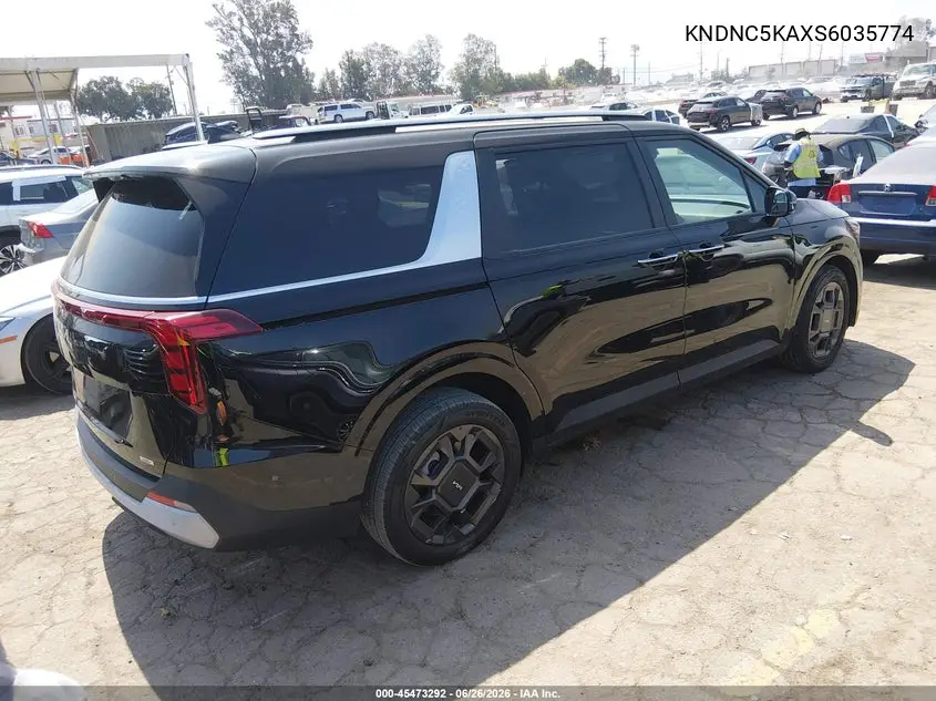 2025 Kia Carnival Mpv Hybrid Ex VIN: KNDNC5KAXS6035774 Lot: 45473292