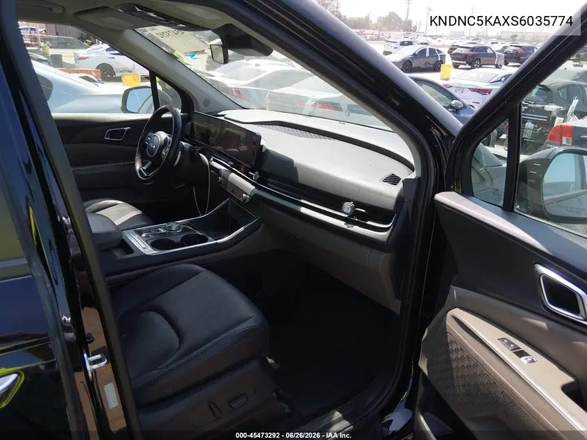 2025 Kia Carnival Mpv Hybrid Ex VIN: KNDNC5KAXS6035774 Lot: 45473292