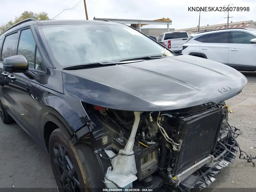 2025 Kia Carnival Mpv Hybrid Sx VIN: KNDNE5KA2S6078998 Lot: 45485909